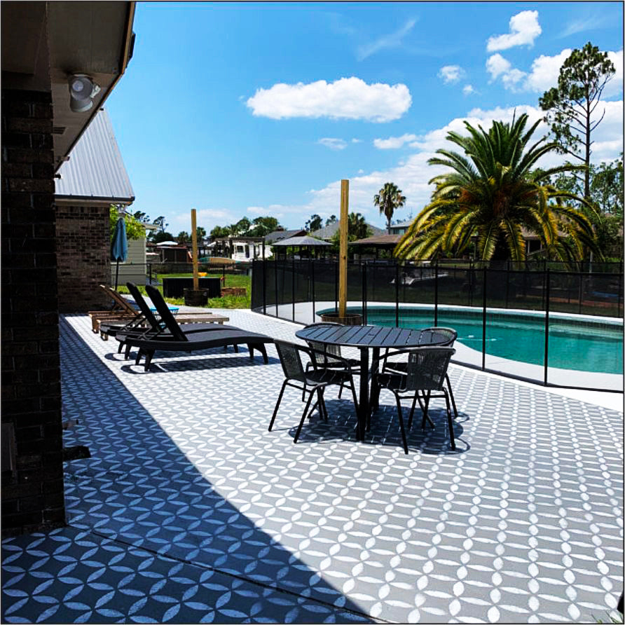 June 2023 Topic: Tile Stencil Designs
