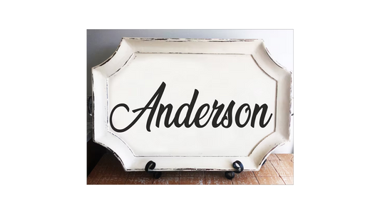 Custom Name Stencil - Name Stencil - Create Family Signs - Wedding Signs - Lake Signs - Superior Stencils