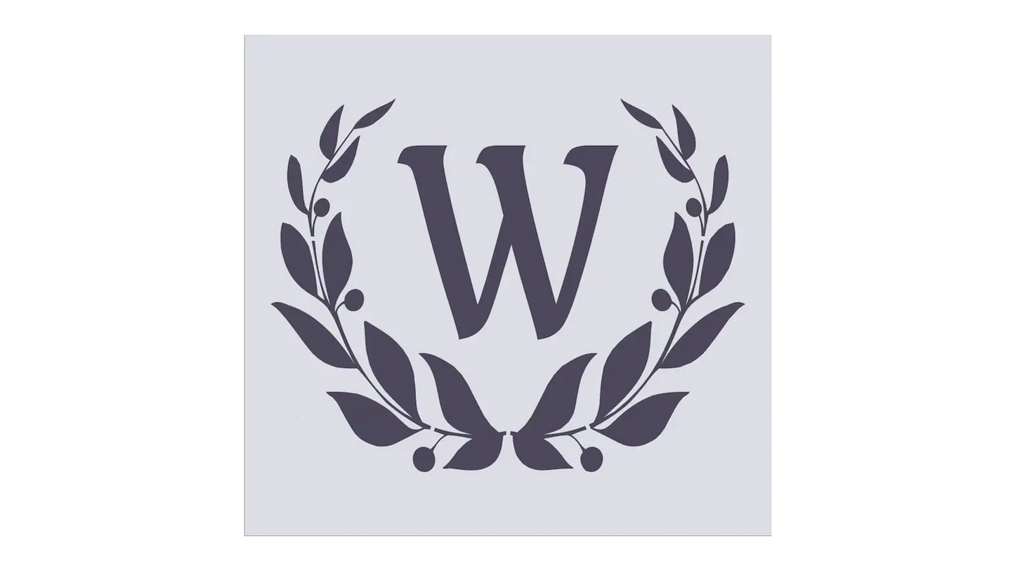 Custom Monogram Stencil - Create Wedding Signs or Family Signs