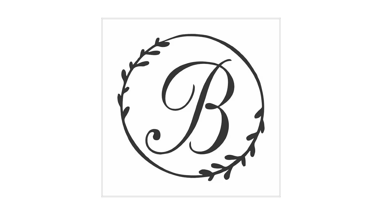 Custom Monogram Stencil - Custom Stencil - Create Custom Signs - Superior Stencils