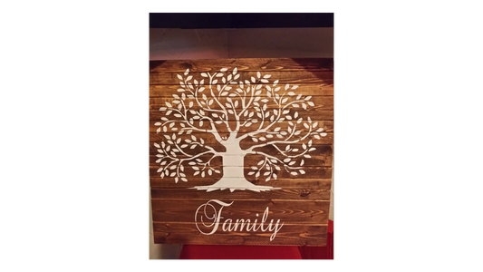 Custom Family Tree Stencil - Create a Family Tree Sign or Wall Art - Superior Stencils