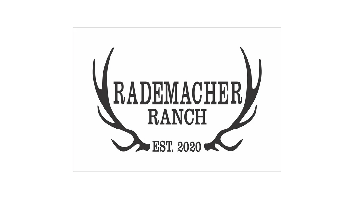 Custom Antler Name Sign Stencil, Create Wedding signs or Family Signs