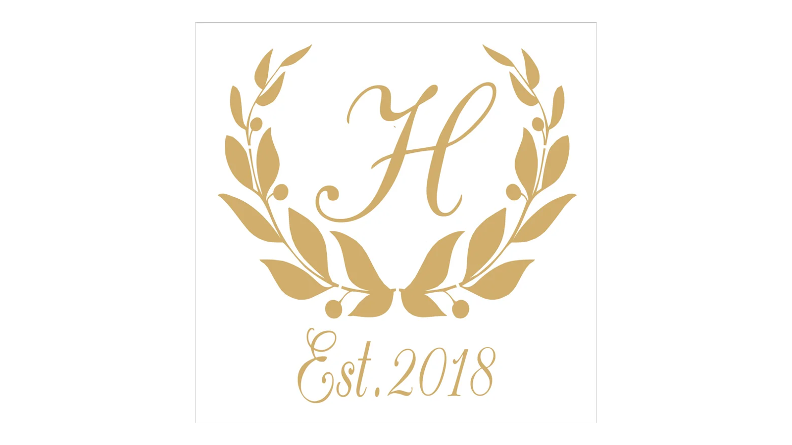 Custom Monogram Stencil - Create Wedding Signs or Family Signs - Superior Stencils