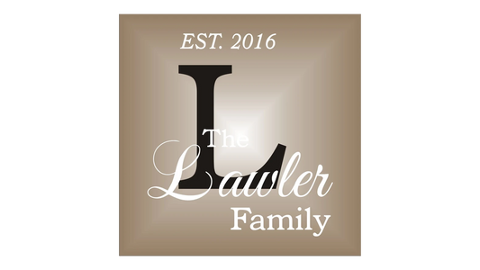 Custom Monogram Stencil - Create Family Signs or Wedding Signs - Superior Stencils