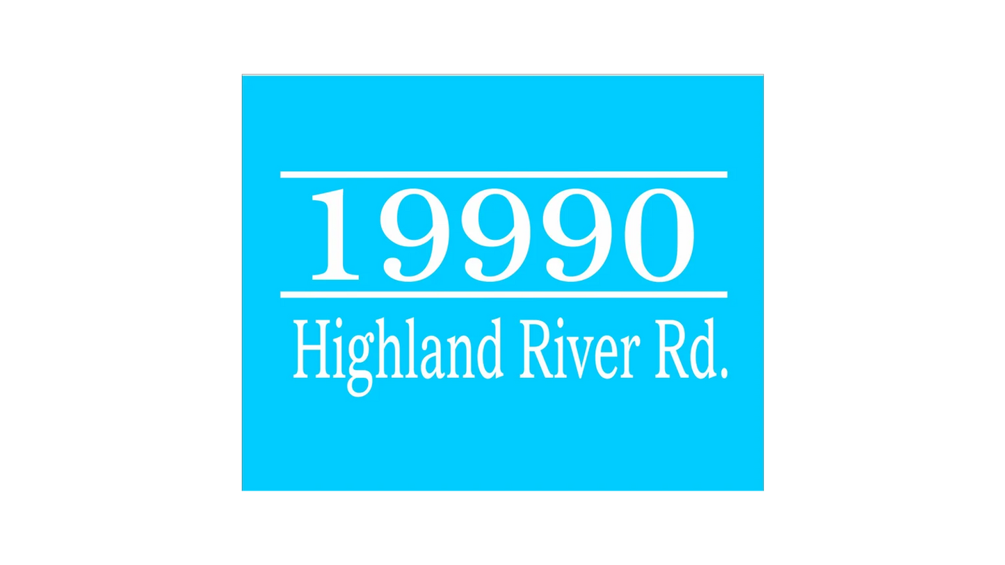 Custom Address Stencil, Mailbox Numbers,
