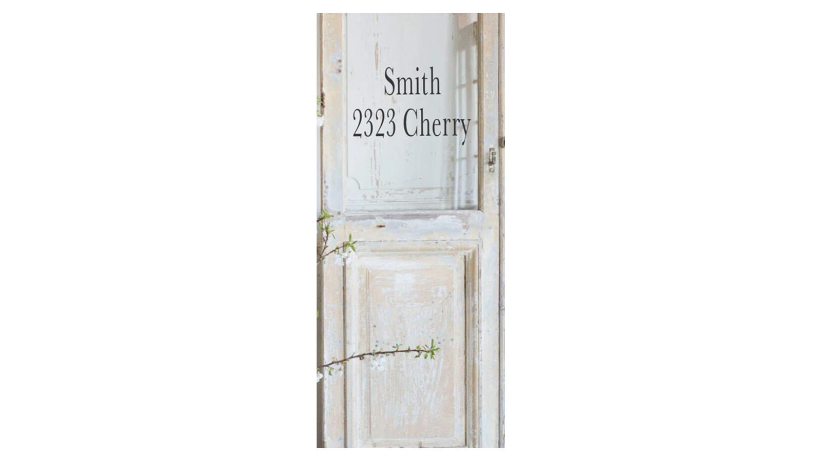 Custom Address Stencil - Superior Stencils