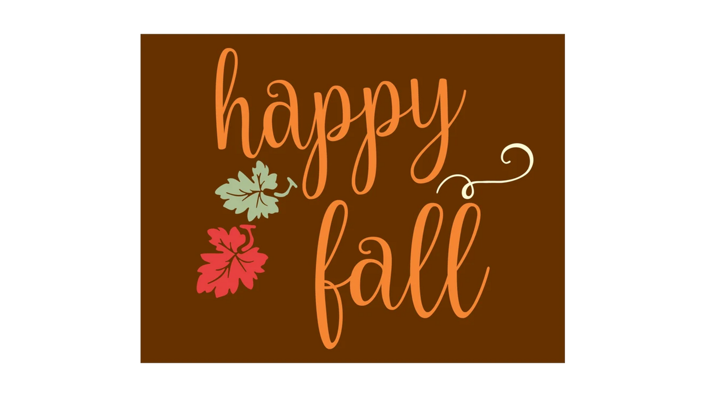 Happy Fall Stencil - Happy Fall Signs - Door Signs - Superior Stencils