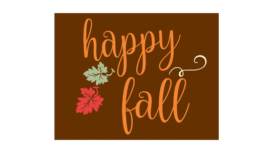 Happy Fall Stencil - Happy Fall Signs - Door Signs - Superior Stencils