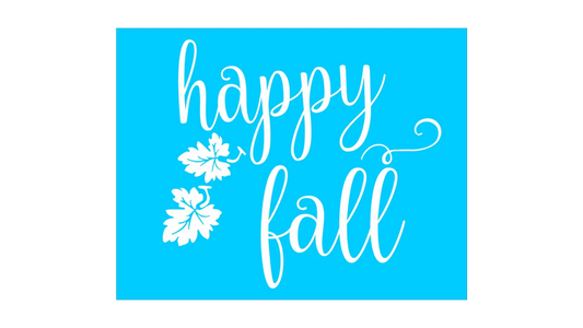 Happy Fall Stencil - Happy Fall Signs - Door Signs