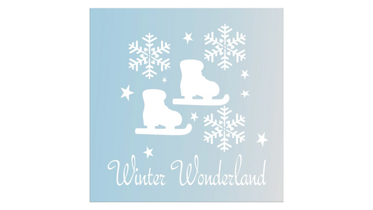 Winter Wonderland Stencil - Christmas Stencil - Christmas Signs - Superior Stencils