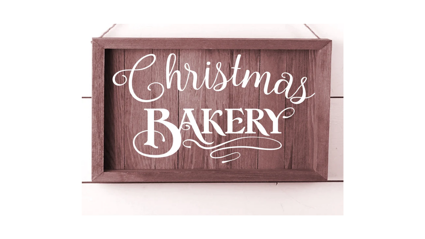 Christmas Bakery Stencil