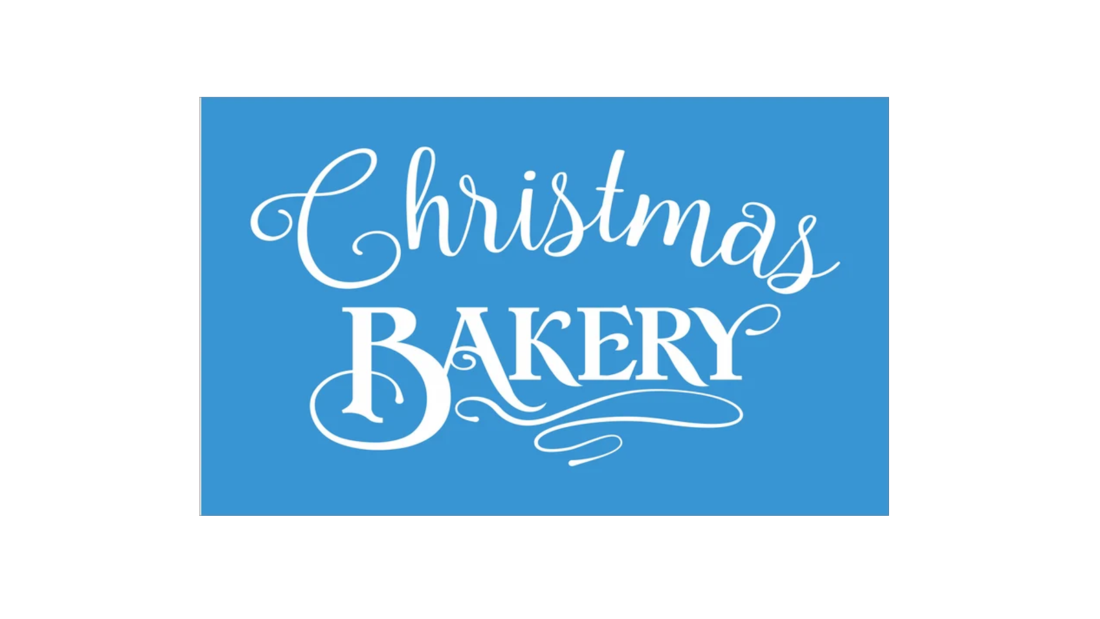 Christmas Bakery Stencil - Superior Stencils