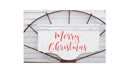Merry Christmas Stencil - Create Beautiful Christmas Signs - Superior Stencils