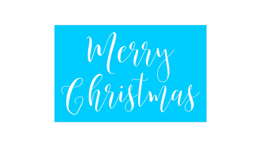 Merry Christmas Stencil - Create Beautiful Christmas Signs - Superior Stencils