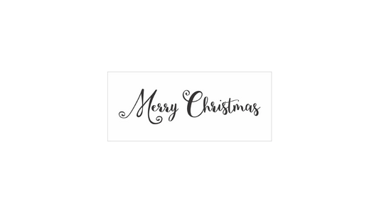Merry Christmas Stencil - Create a Merry Christmas Sign for your HOME - Superior Stencils