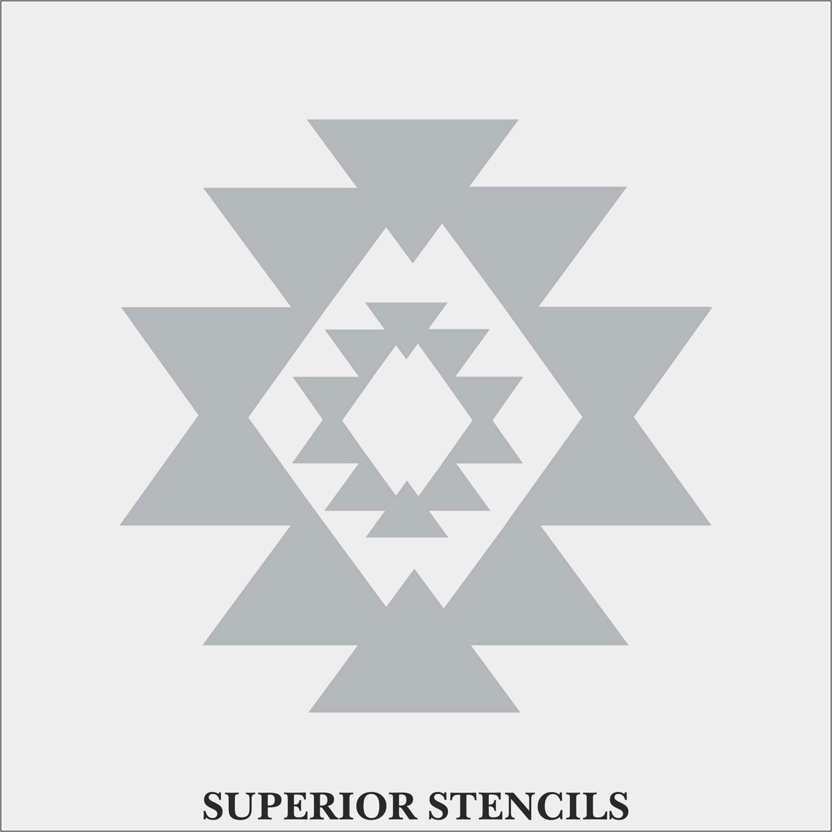 Tile Stencils - AZTEC 02 Tile - Painting Tiles - Floor Painting - Southwestern