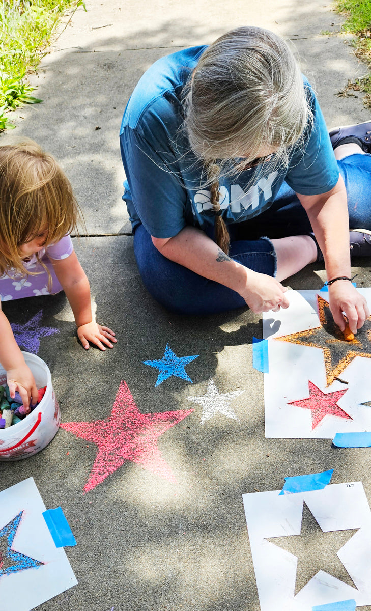 Star Stencil | Flag Star Stencil for Lawn Art, Grass Painting & Chalk Art - Superior Stencils