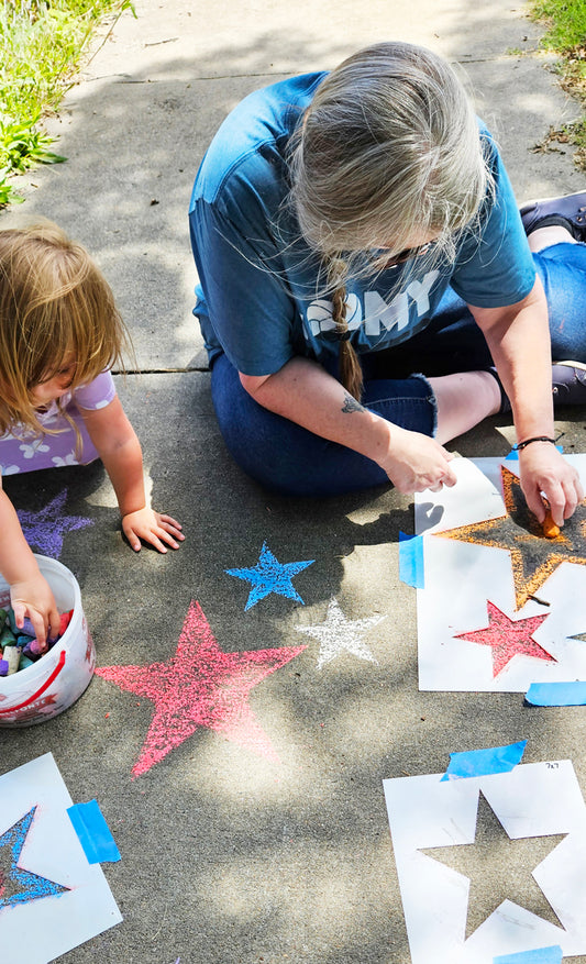 Star Stencil | Flag Star Stencil for Lawn Art, Grass Painting & Chalk Art - Superior Stencils