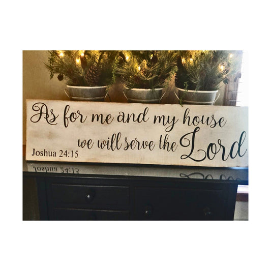 As for me and my House Stencil - Create Christian Signs - Superior Stencils