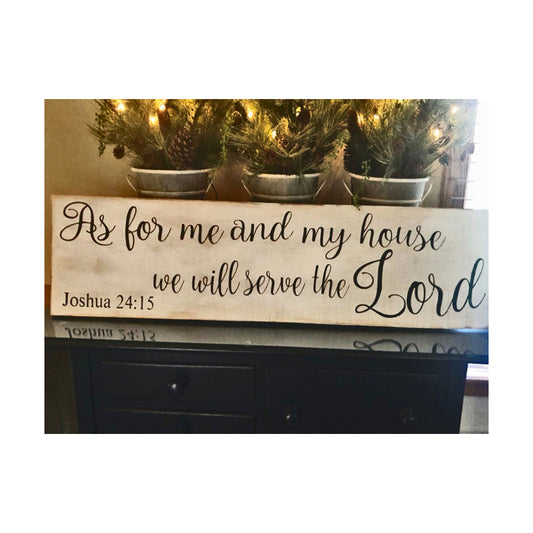 As for me and my House Stencil - Create Christian Signs