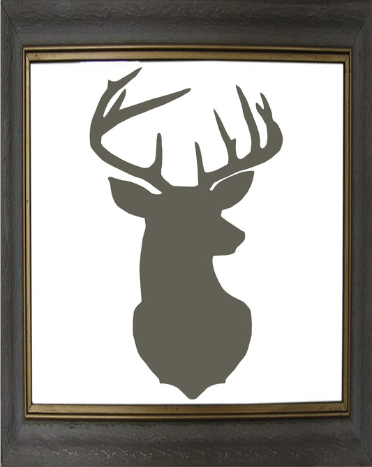 Buck Mount Stencils, Antlers Stencils, Create Buck Signs, - 9 Sizes - Superior Stencils