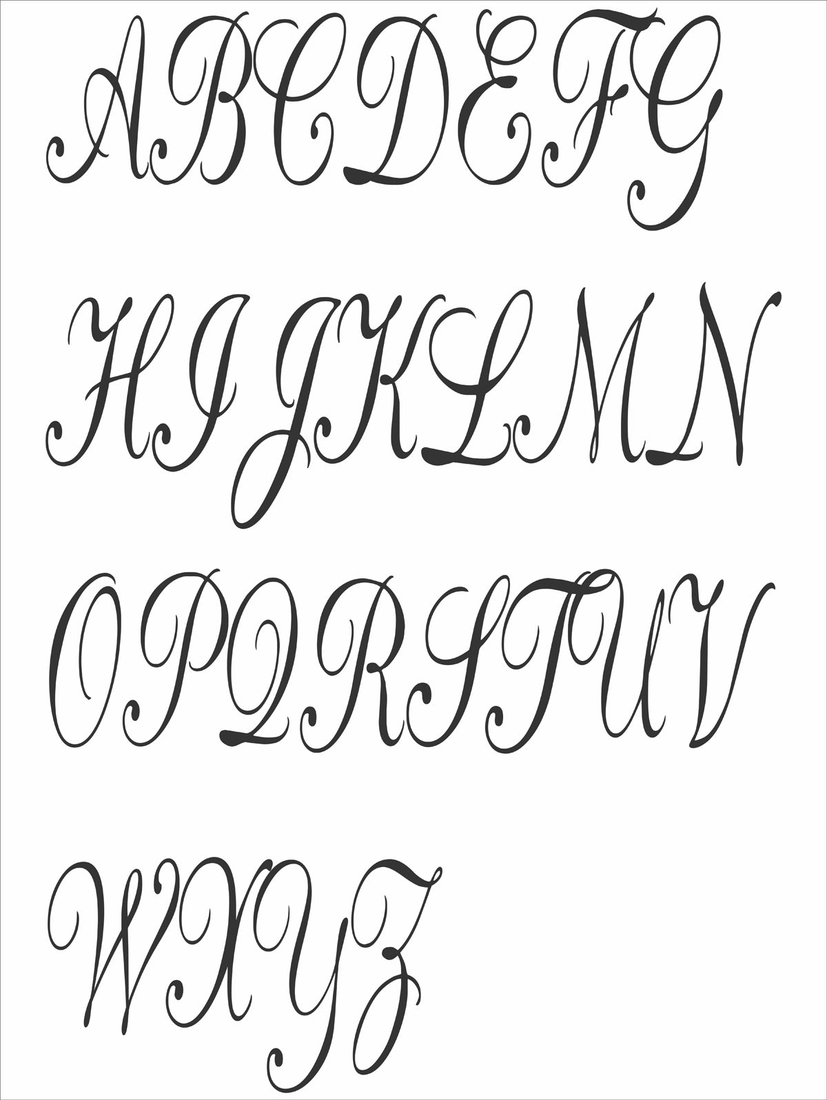Custom Monogram Stencil - Custom Stencil - Create Custom Signs