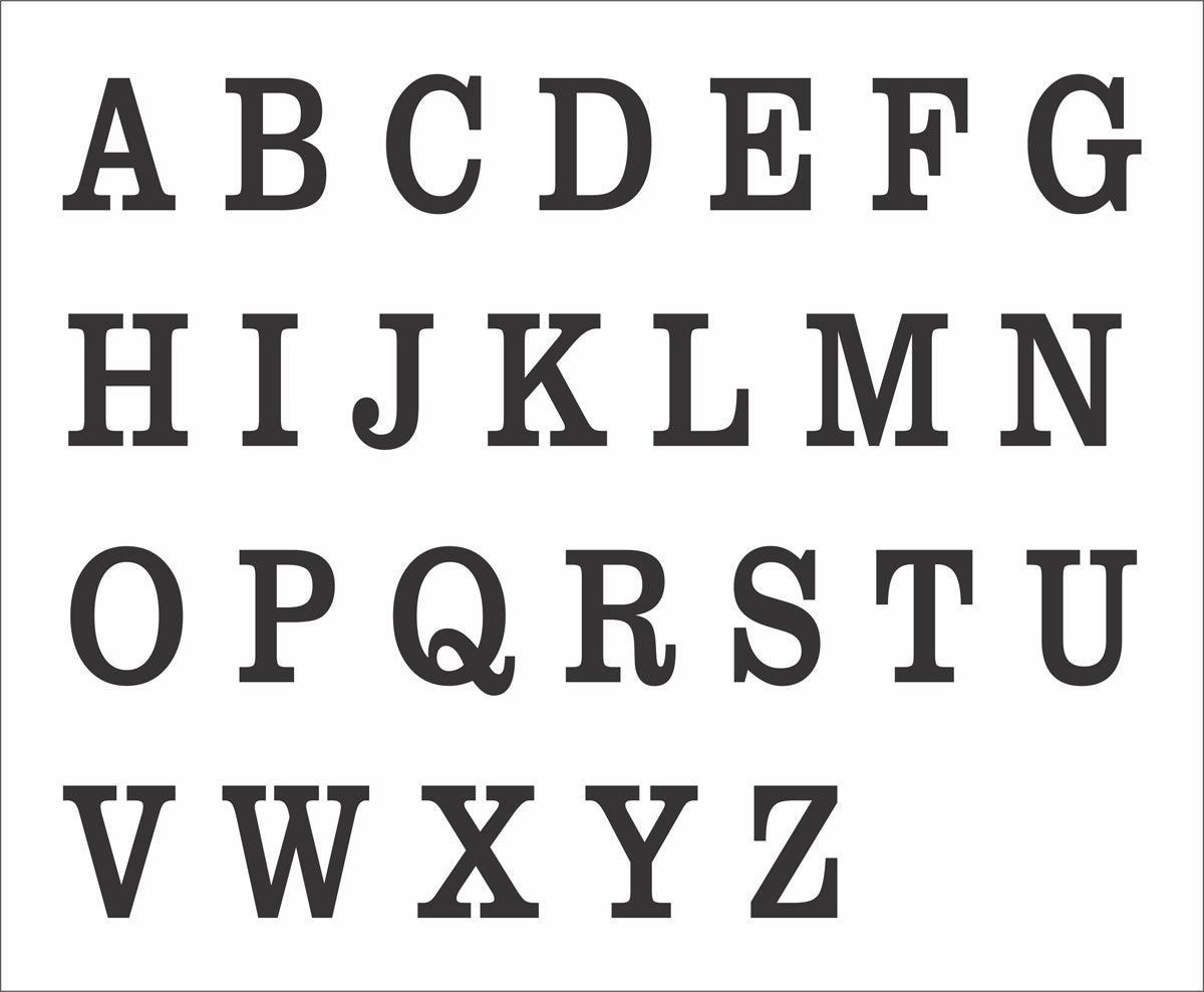 Custom Monogram Stencil - Custom Stencil - Create Custom Signs - Superior Stencils