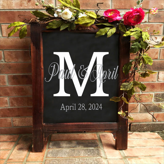 Custom Wedding Stencil - Create Custom Wedding Signs - Superior Stencils