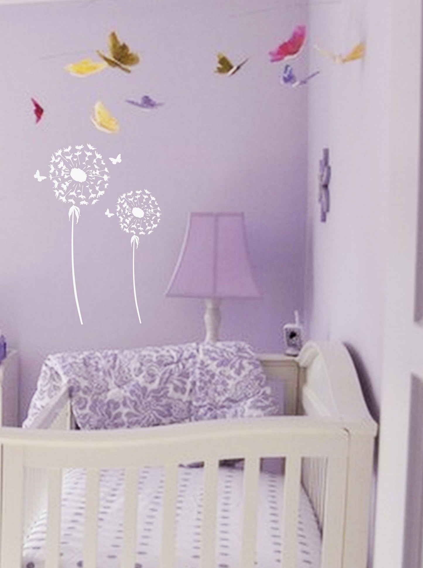 Day Dream Dandelion Stencil 6 Sizes Wall Stencil - Nursery Stencil - Nursery Wall