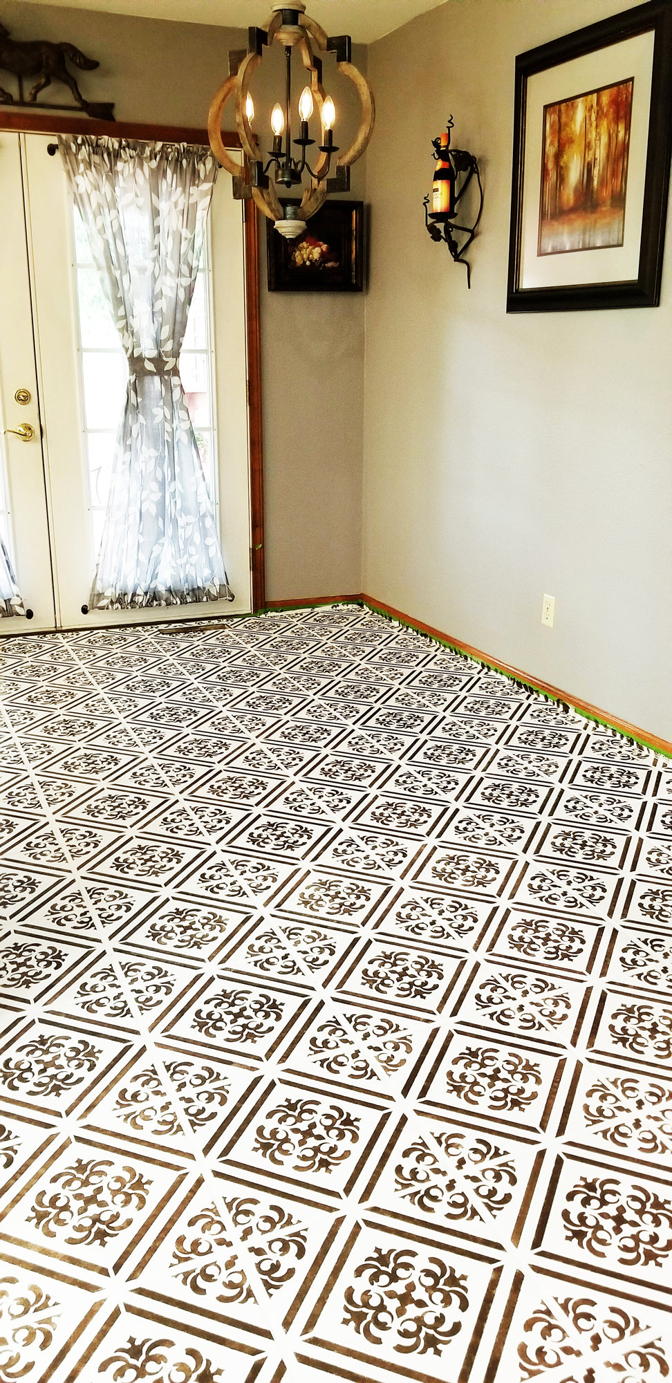 Italia Tile Stencils - Floor Tile Stencil - Painting Tiles - Painting Floors - Superior Stencils