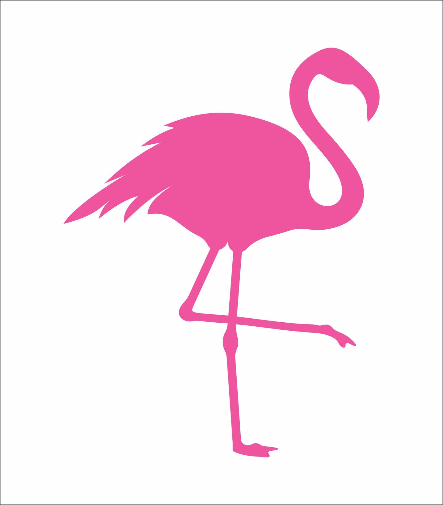 Flamingo Stencil - PAINT FUN Beach Signs and Lake Decor