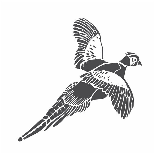 Pheasant Stencil - Create Pheasant Wall Art - Cabin Signs