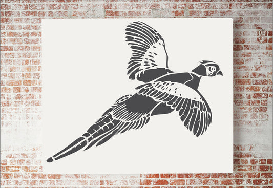 Pheasant Stencil - Create Pheasant Wall Art - Cabin Signs
