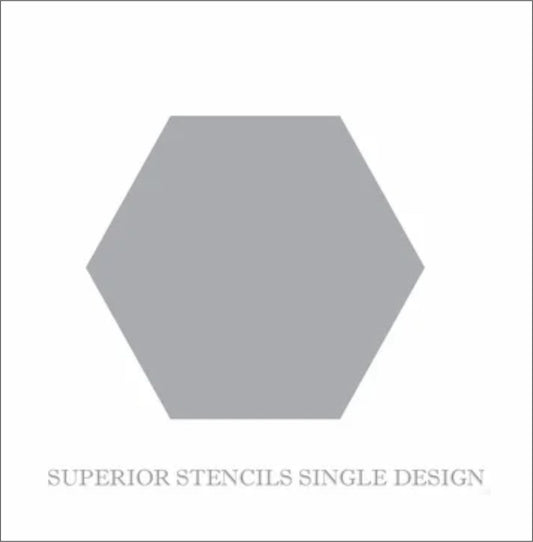 HEXAGON HONEYCOMB Wall Stencil - Wall Painting - Floor Stencil - Superior Stencils