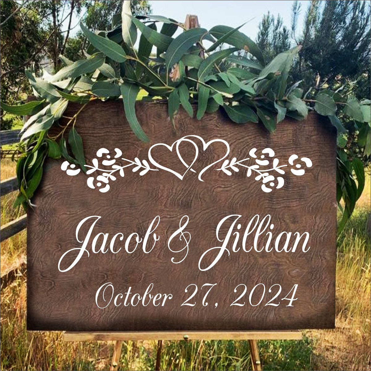 Custom Wedding Stencil - Create your own Custom Wedding Sign! - Superior Stencils