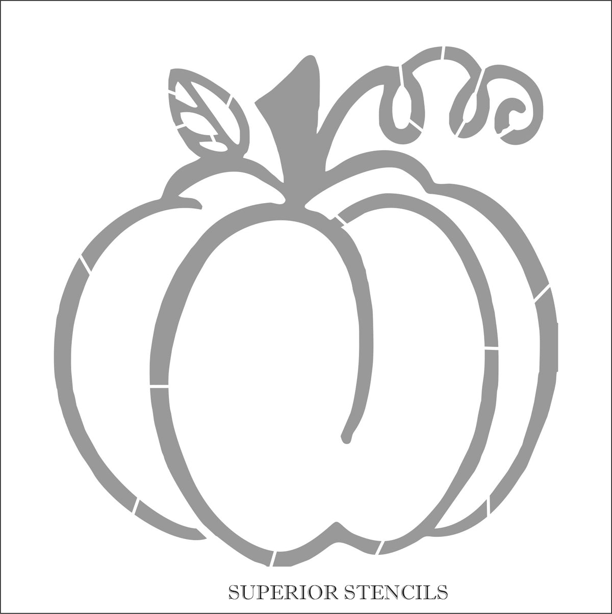 Pumpkin Stencil 03 - Pumpkin Decor - Create Pumpkin Art for your HOME - Superior Stencils