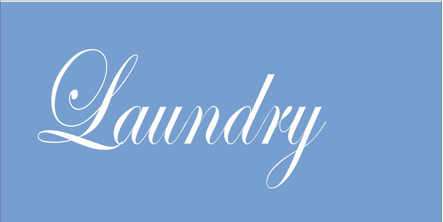Pantry Stencil - Laundry Stencil - Restroom Stencil - Game Room Stencil