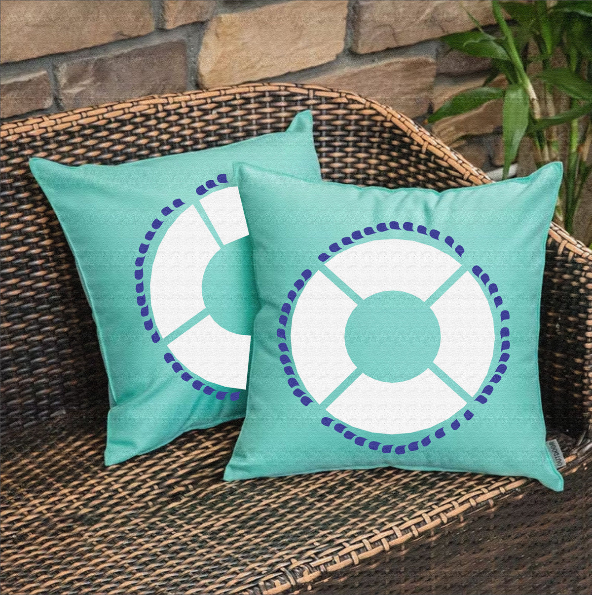 Life Preserver Stencil - Create Lake Pillows - Beach Decor