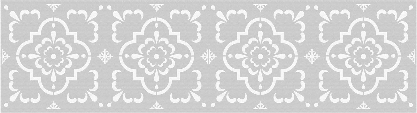 NORA Tile Stencils - Floor Painting - Painting Tiles - Faux Wall Painting
