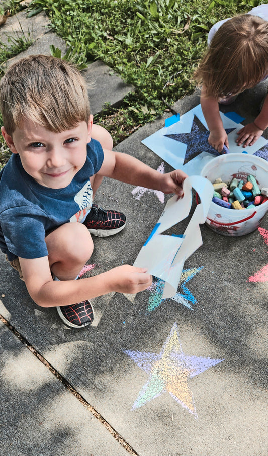Star Stencil | Flag Star Stencil for Lawn Art, Grass Painting & Chalk Art - Superior Stencils