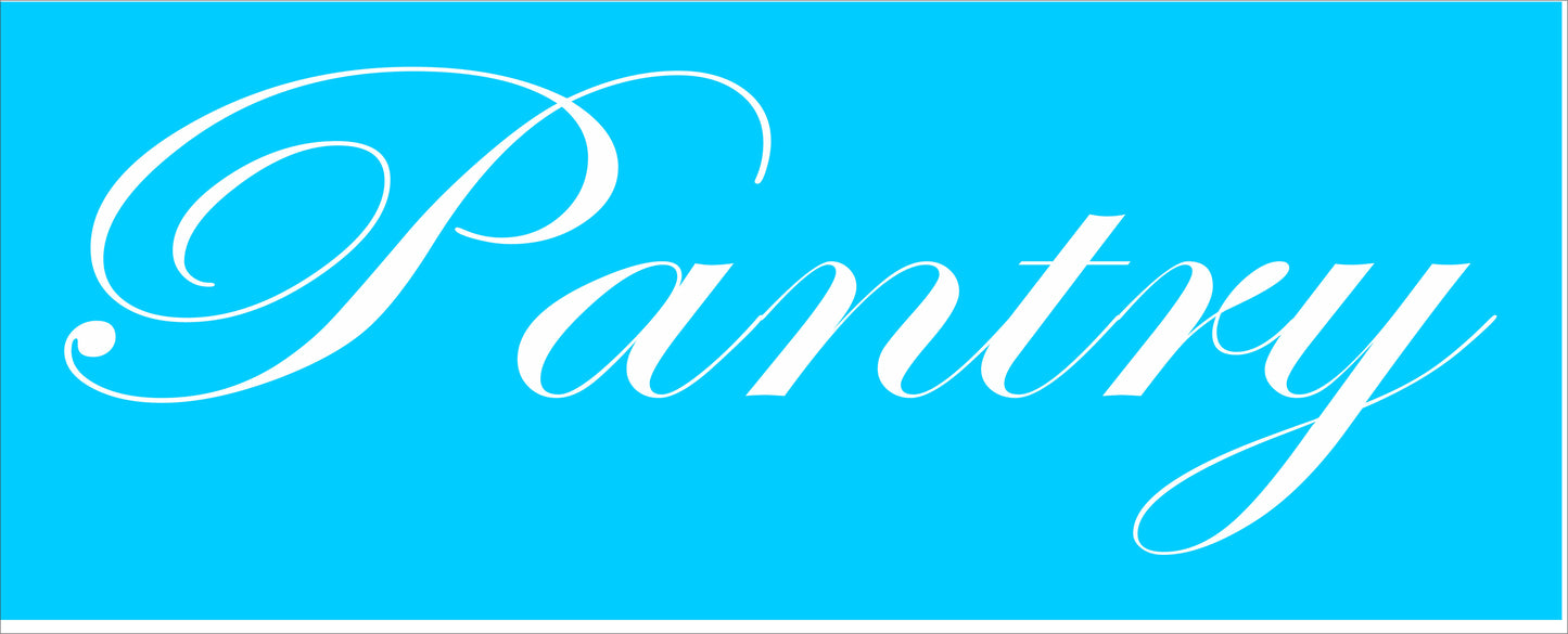 Pantry Stencil - Laundry Stencil - Restroom Stencil - Game Room Stencil