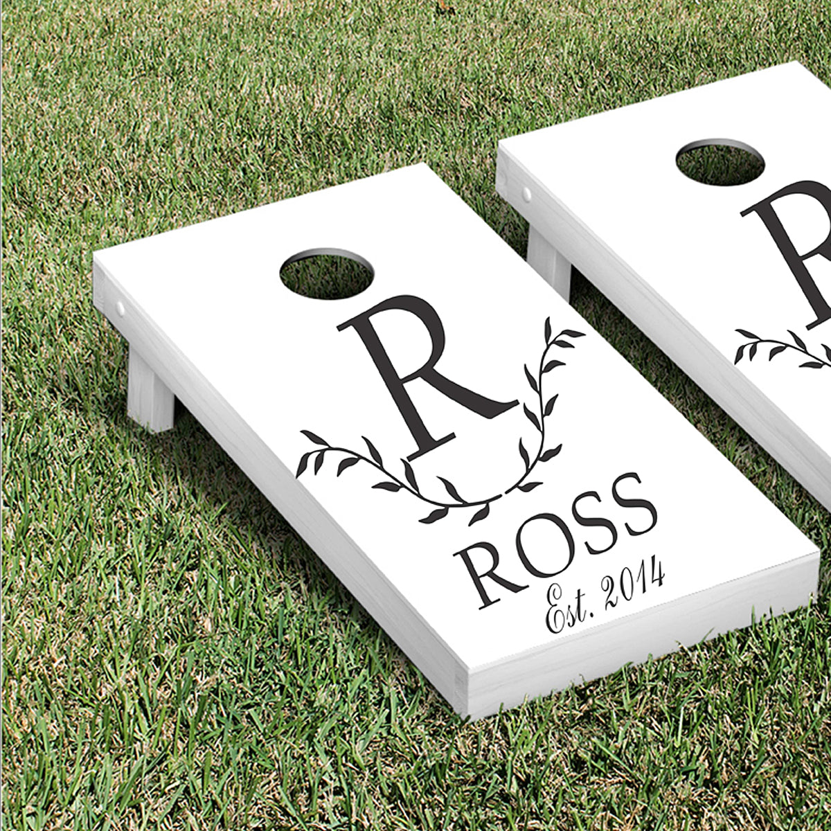 Custom Monogram Sign - Paint Custom Cornhole Boards - Paint Custom Signs - Superior Stencils