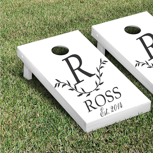 Custom Monogram Sign - Paint Custom Cornhole Boards - Paint Custom Signs - Superior Stencils