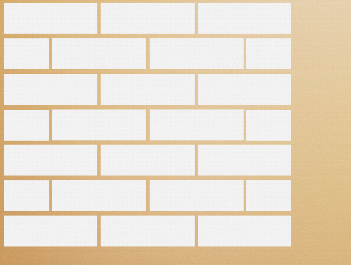 BRICK TOWNE Stencils - Painting Subway Tile - Paint Walls - Paint Floors - Superior Stencils