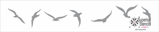 Painting Stairs - Seagulls - Backsplash Painting - Lake Decor - Superior Stencils