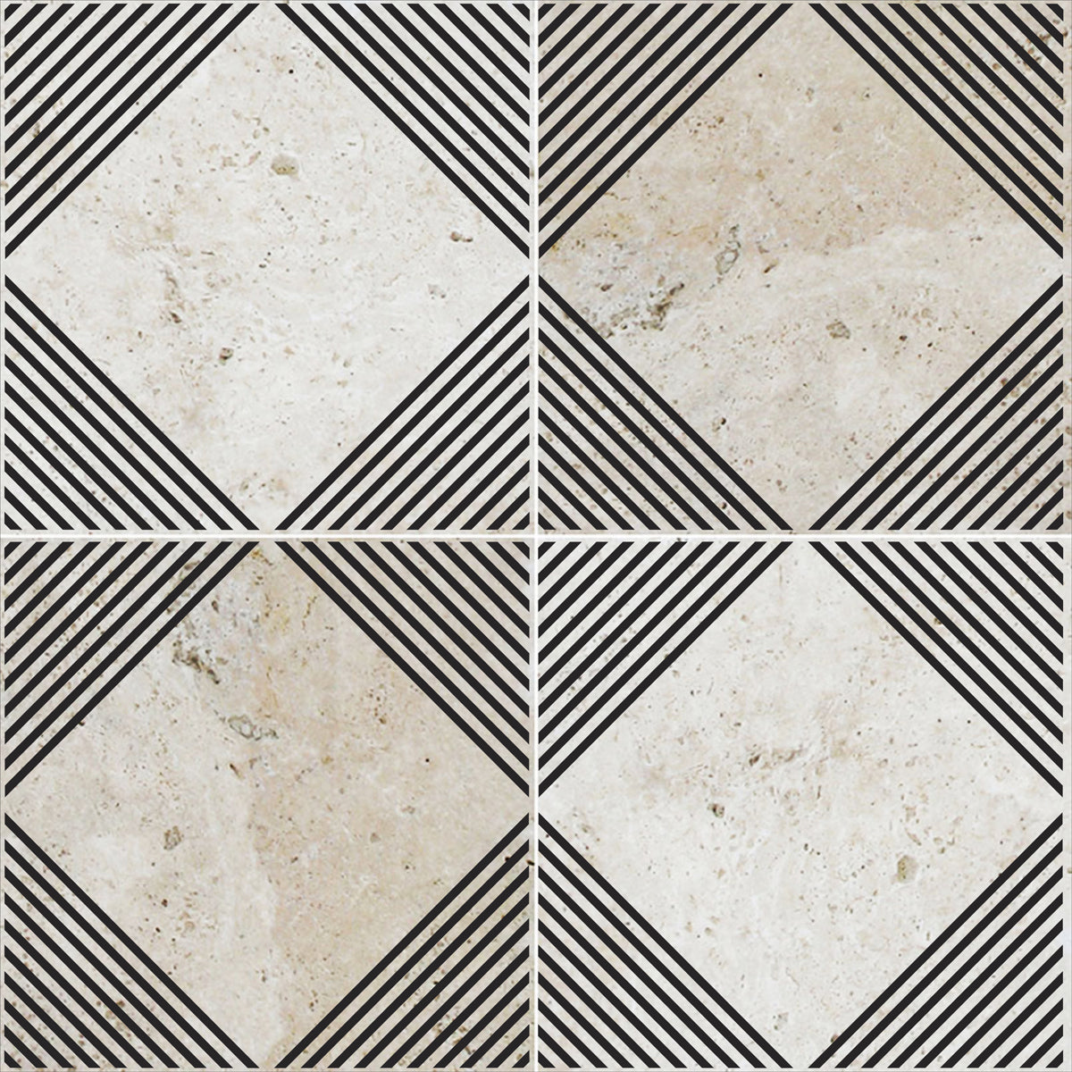 SIMPLICITY - Tile Stencil - Floor Stencil - Wall Stencils - MODERN TILE