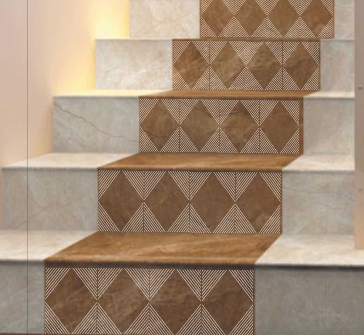 Simplicity Tile Stencils - Stairs