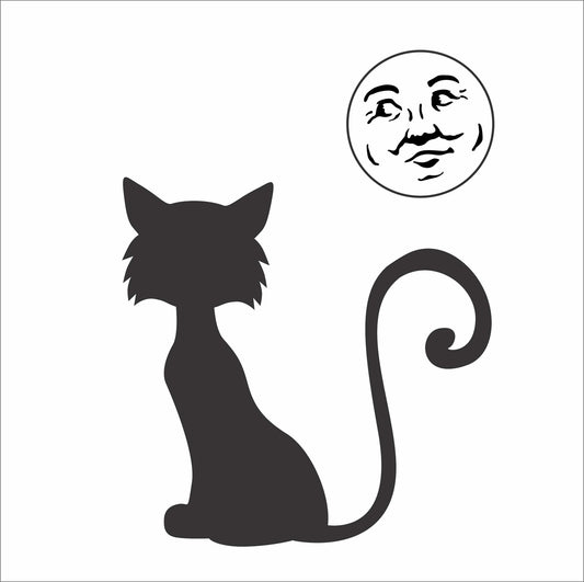 Halloween Cat, Witch Stencils, Witch Cat Stencils, Halloween Stencils, Paint Halloween Signs - Superior Stencils