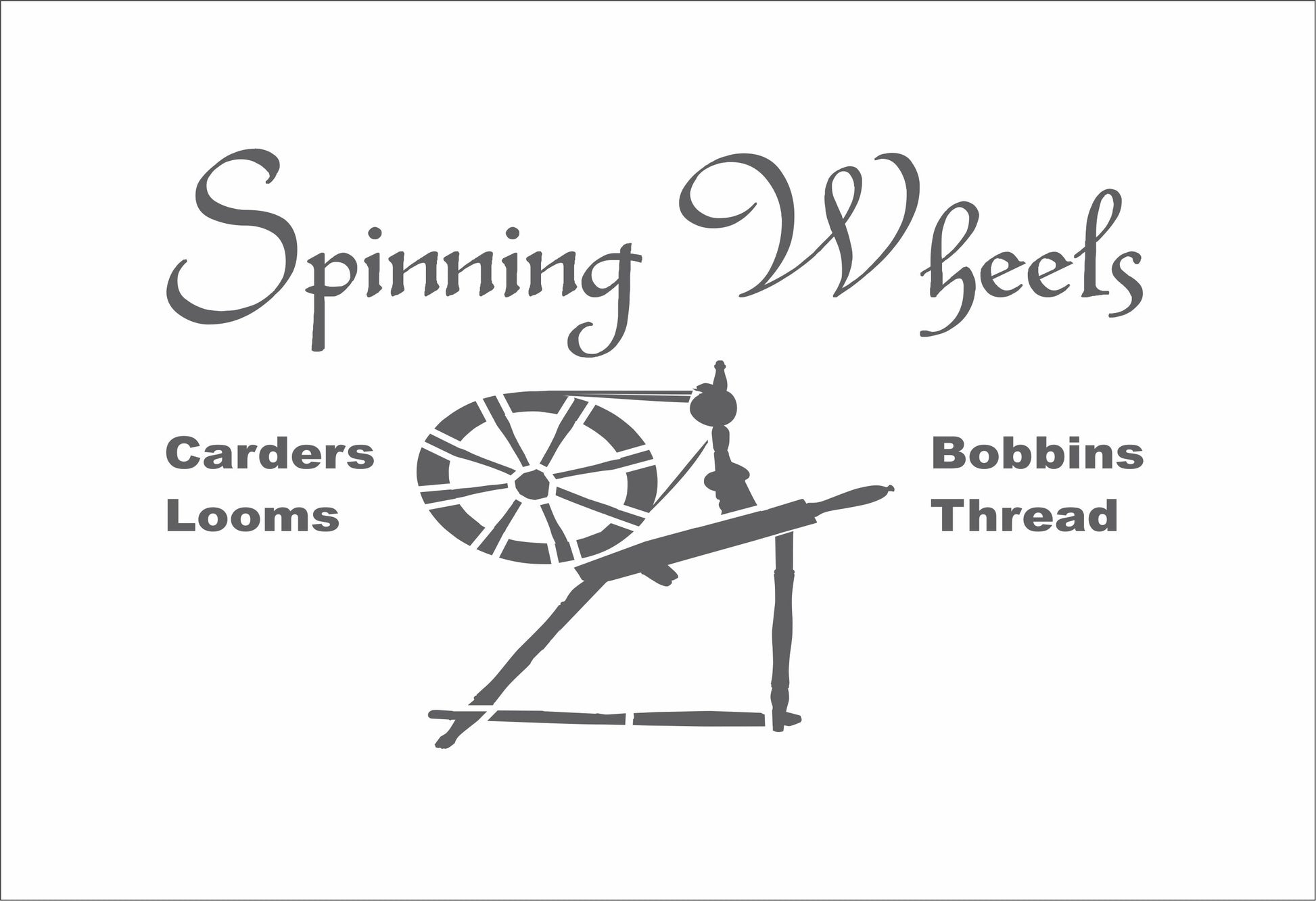 Spinning Wheels Stencil - Prim Stencil - Create Prim Decor - Superior Stencils