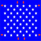 50 Stars Stencil - American Flag Stars Stencil - Create USA Flags - Star Stencil - Star Pattern